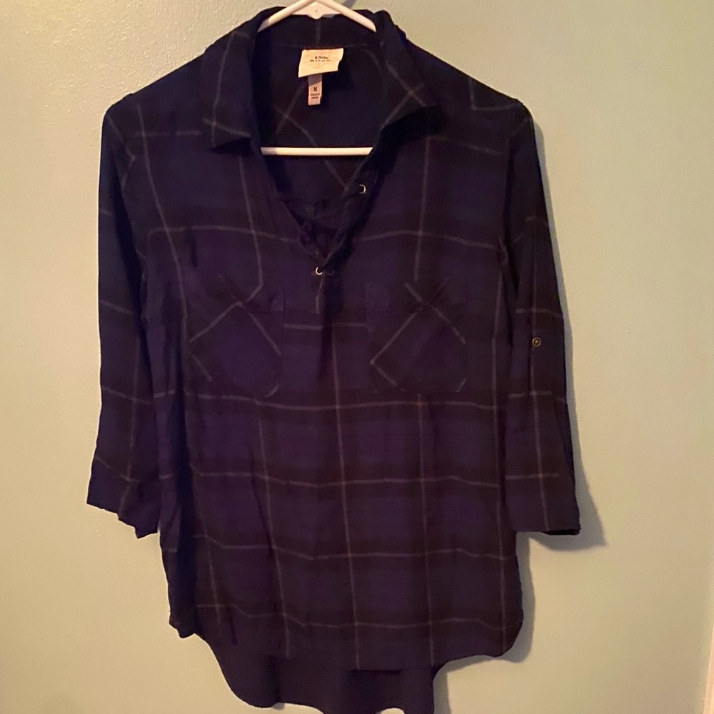 Knox Rose Flannel Top